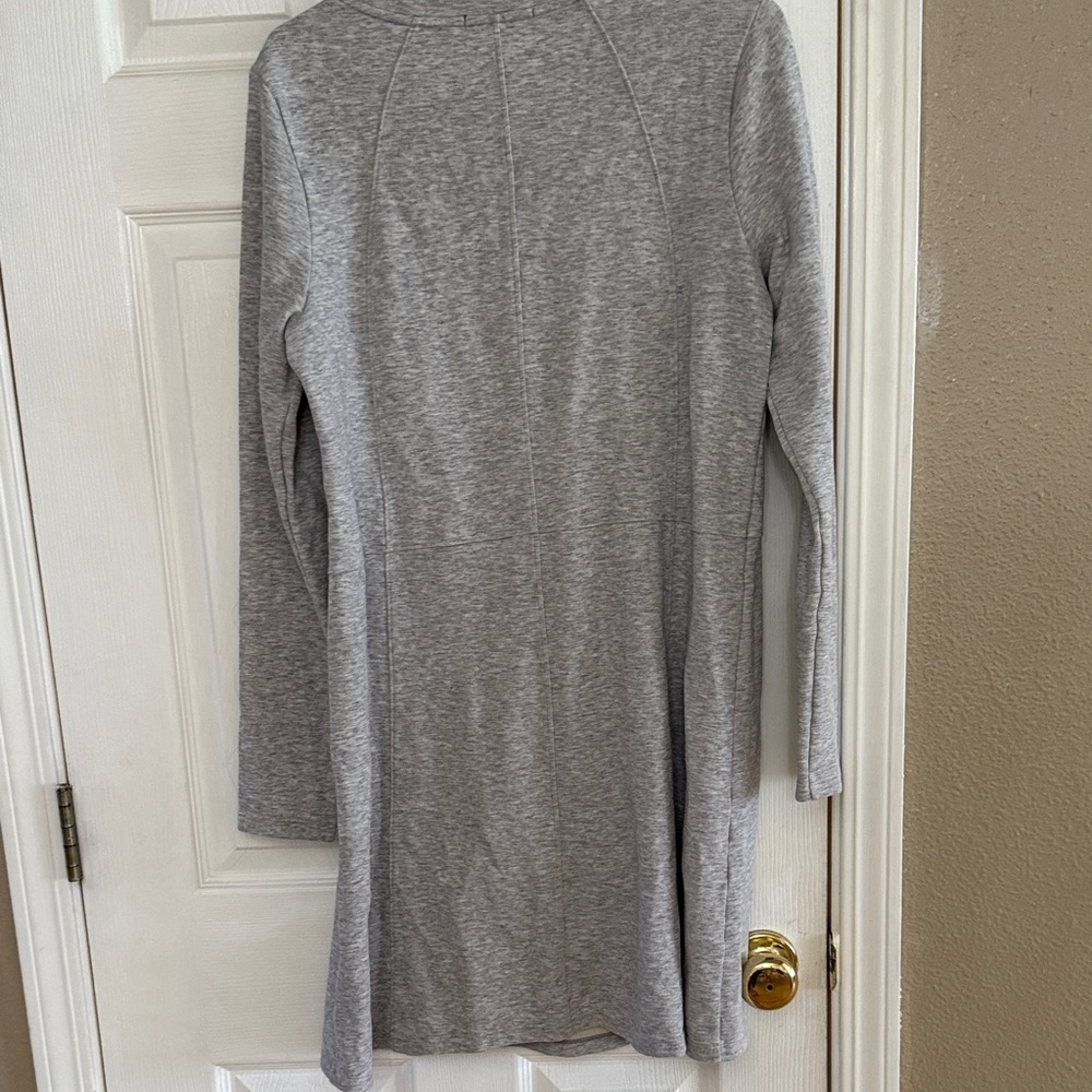 Smartwool Light Heather Gray Long Sleeve Knit Dress - Picture 6 of 7